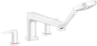 Смеситель для ванны Hansgrohe Talis E матовый белый