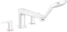 Смеситель для ванны Hansgrohe Talis E матовый белый