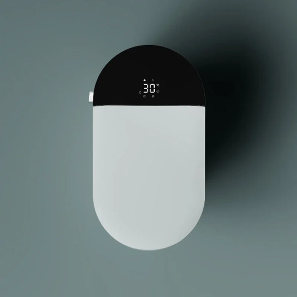 Унитаз напольный Timo с функцией биде TE-741B (детальная фотография), современные, hi-tech, круглые