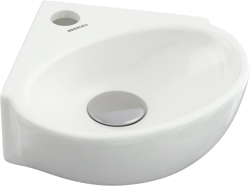 Раковина BERGES Small 30 см угловая 182011 (детальная фотография)