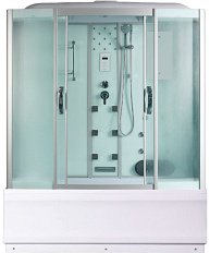 Душевой бокс River Wisla 170x80 см с поддоном стекло матовое