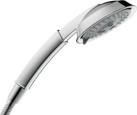 Смеситель для ванны, хром, Hansgrohe Metropol Classic 31441000 (детальная фотография), с душевой лейкой
