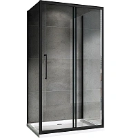 Душевой уголок Abber Schwarzer Diamant 160х90 см пристенный