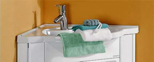 Раковина мебельная Акватон Сергей 62 см угловая белая 1A700131SR010 (детальная фотография), нет в наличии