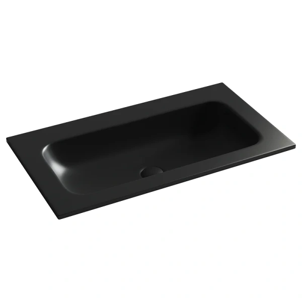 Раковина Ceramica Nova Grace 81 см черная без отверстия под смеситель CN7012MBwx (детальная фотография)