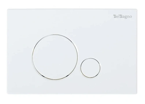 Клавиша смыва BelBagno Sfera белая - фото 2