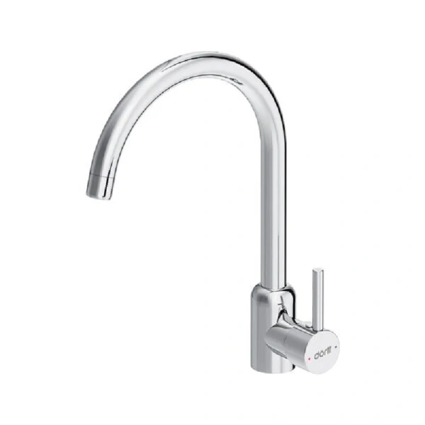 Смеситель для кухни Dorff Logic D30070 нержавеющая сталь (детальная фотография)
