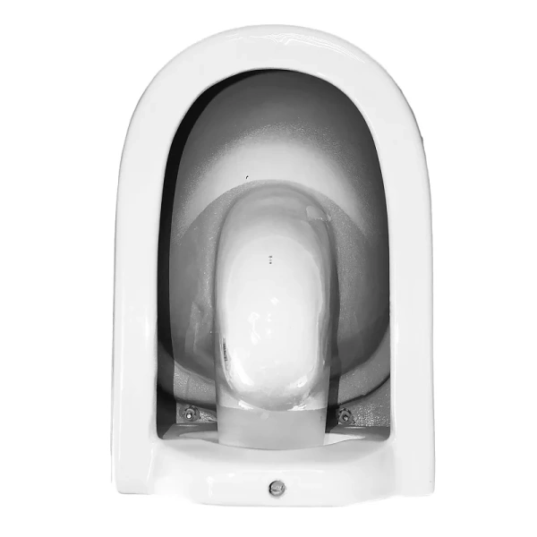 Унитаз подвесной Azario Uno с сиденьем микролифт AZ-2380 (детальная фотография), белые