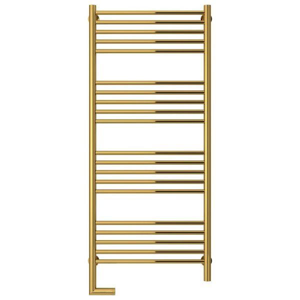 Полотенцесушитель электрический левый, цвет золото перемычка прямая Сунержа Богема 2.0 1200х500 03-5204-1250 (детальная фотография), по запросу