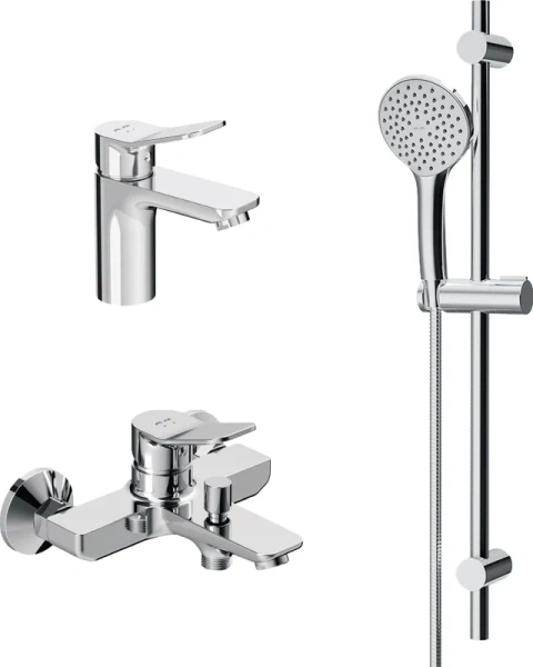 Душевой комплект Am.Pm X-Joy хром F40985A00 (детальная фотография)