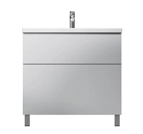 Тумба под раковину напольная Am.Pm Gem 80 см с 2 выдвижными ящиками - фото 1