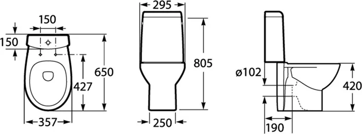 Бачок для унитаза Roca Victoria Nord нижний подвод воды 341ND0000 (детальная фотография), в наличии index_1