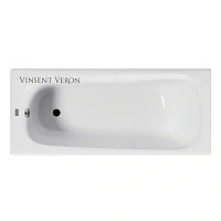 Чугунная ванна Vinsent Veron Concept VCO1657042, 165 x 70 см, цвет белый