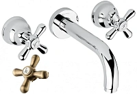 Смеситель для раковины, бронза, Emmevi Deco Classic