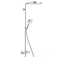Душевая стойка Hansgrohe Raindance Select белый/хром