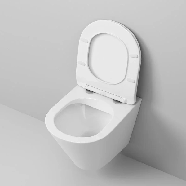 Унитаз подвесной Grossman с тонкой крышкой GR-4477S (детальная фотография), без бачка, со скрытым бачком