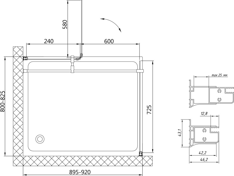 Схема (детальная фотография), прямоугольные