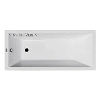 Чугунная ванна Vinsent Veron Square VSQ1707545, 170 x 75 см, цвет белый
