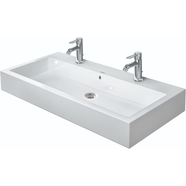 Раковина Duravit Vero 100 см белая 0454100024 (детальная фотография)