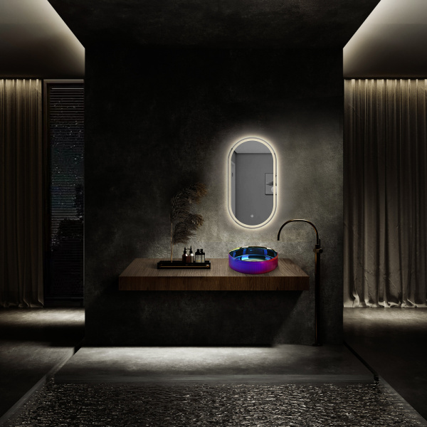 Раковина Abber Bequem 41 см хамелеон AC2114Regen (детальная фотография), современные, hi-tech