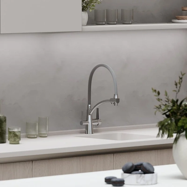 Смеситель для кухни Sancos Eri хром SC4001CH (детальная фотография), современные, hi-tech