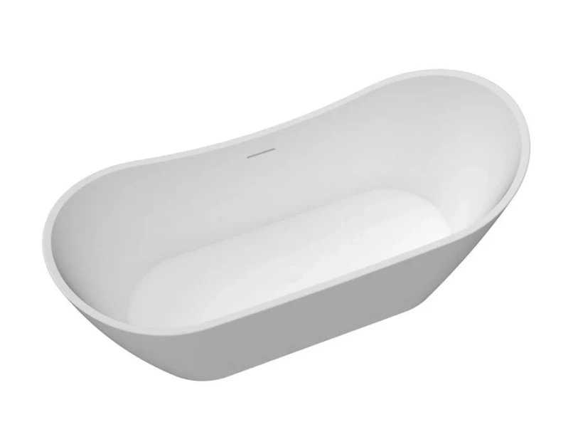 Ванна акриловая Corpa Nera Paganini CN130115, 170 х 80 см, белый матовый (детальная фотография), современныe, hi-tech