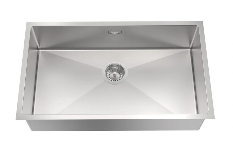 Мойка для кухни IDDIS Edifice 74 см сатин EDI74S0i77 (детальная фотография), из нержавеющей стали, стальные, металлические
