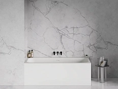 Ванна из искусственного камня Salini Orlando 170x70 см S-Stone белая матовая