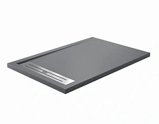 Душевой поддон WasserKRAFT Wiese 140x80 см серый матовый