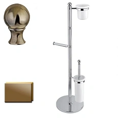 Стойка для ванной Cezares Olimp бронза, фурнитура металл