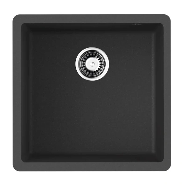 Мойка для кухни Omoikiri Bosen 44-U-BL 44 см черная 4993595 (детальная фотография)