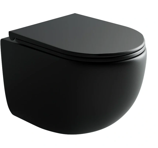 Унитаз подвесной Ceramica Nova Up черный CN4007MB (детальная фотография)