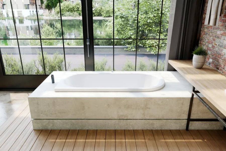 Ванна правая с водоотталкивающим покрытием  Kaldewei Avantgarde 283000013001 (детальная фотография), по запросу