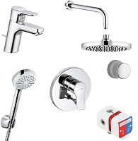 Душевой комплект Kludi Pure&Easy встраиваемый