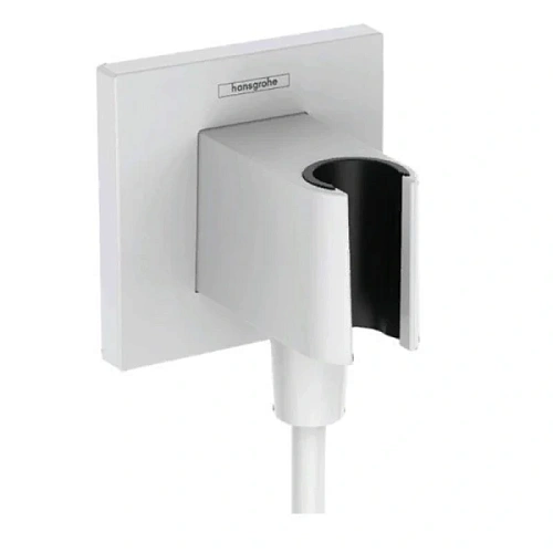 Шланговое подсоединение Hansgrohe FixFit белый матовый - фото 2