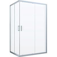 Душевой уголок профиль белый стекло прозрачное Vegas-glass