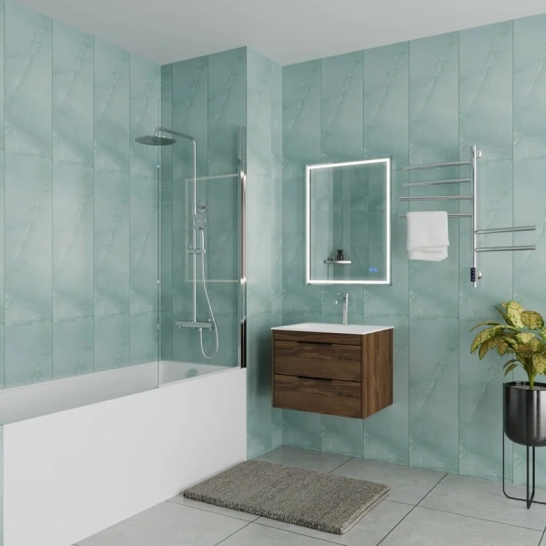 Ванна акриловая Vincea VBT-2G170-LG, 170 x 70 см, с ножками, белая (детальная фотография), 170 см