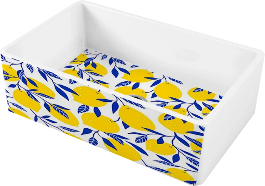 Мойка для кухни Omoikiri Mikura 76-LEMON 76 см белая 4993020 (детальная фотография)