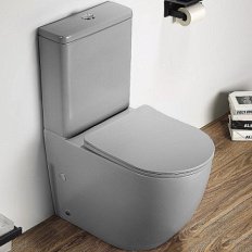 Унитаз компакт Ceramalux NС светло-серый матовый