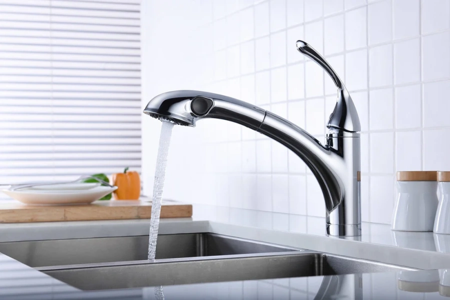 Смеситель для кухни, хром Lemark Intense LM5650C (детальная фотография), для кухни