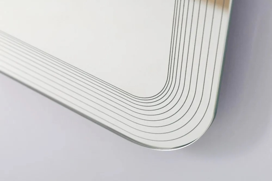 Зеркало с подсветкой Cezares Duet 80 см квадратное CZR-SPC-DUET-800-800-LED-TCH (детальная фотография), 80 см