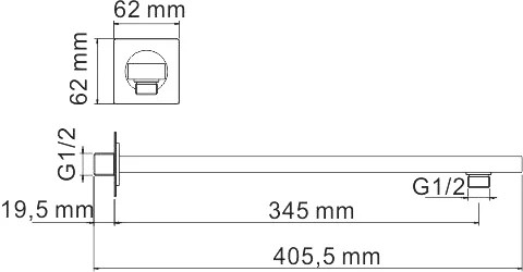 Душевой комплект WasserKRAFT Glan встраиваемый (детальная фотография) index_2