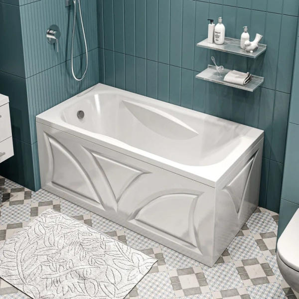 Фронтальная панель 1Marka Elegance 140 см белая 02кл1470 А (детальная фотография) index_1