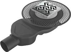 Душевой трап BERGES PLATZ Norma 160 10 см боковой выпуск