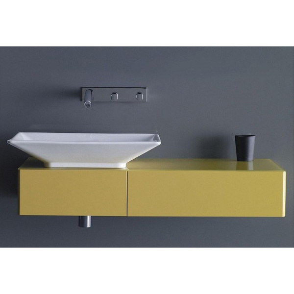 Раковина Jacob Delafon Reve 55 см накладная E4819-X5-00 (детальная фотография), накладные (на столешницу), пристенные