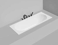 Ванна из искусственного камня Salini Ornella Axis Kit 170х70 см белая матовая