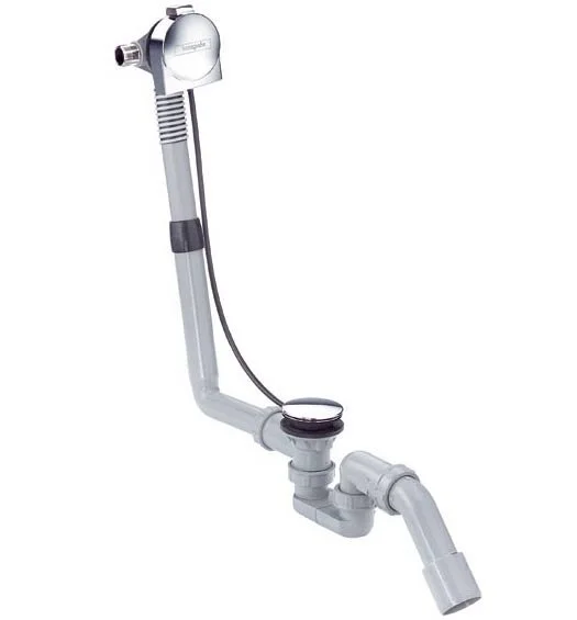Слив-перелив Hansgrohe Exafill S с возможностью наполнения ванны 58113000 (детальная фотография)