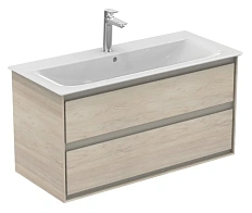 Тумба под раковину подвесная Ideal Standard Connect Air 100 см светло-коричневая 