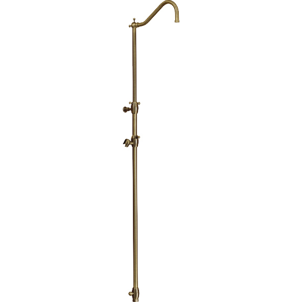 Штанга для душа Migliore Onda 198 с регулировкой по высоте (детальная фотография), штанги для душа