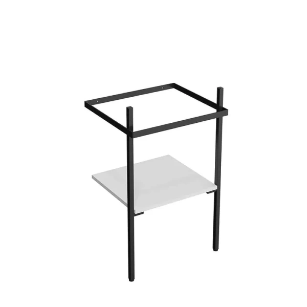 Консоль для раковины Kerama Marazzi Pro 50 см черная матовая PRO.50.01\BLK.M (детальная фотография)